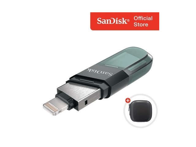 [아이폰 외장하드] 인기 폭발 샌디스크 USB 메모리 iXpand Flip 8핀 OTG 3.0 / USB 보관 케이스